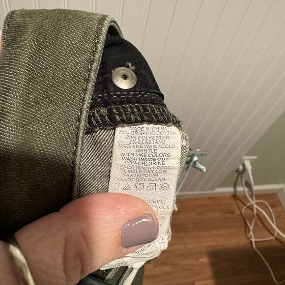 Prana Kara Green Skinny Jeans Size 10 - Picture 6 of 6